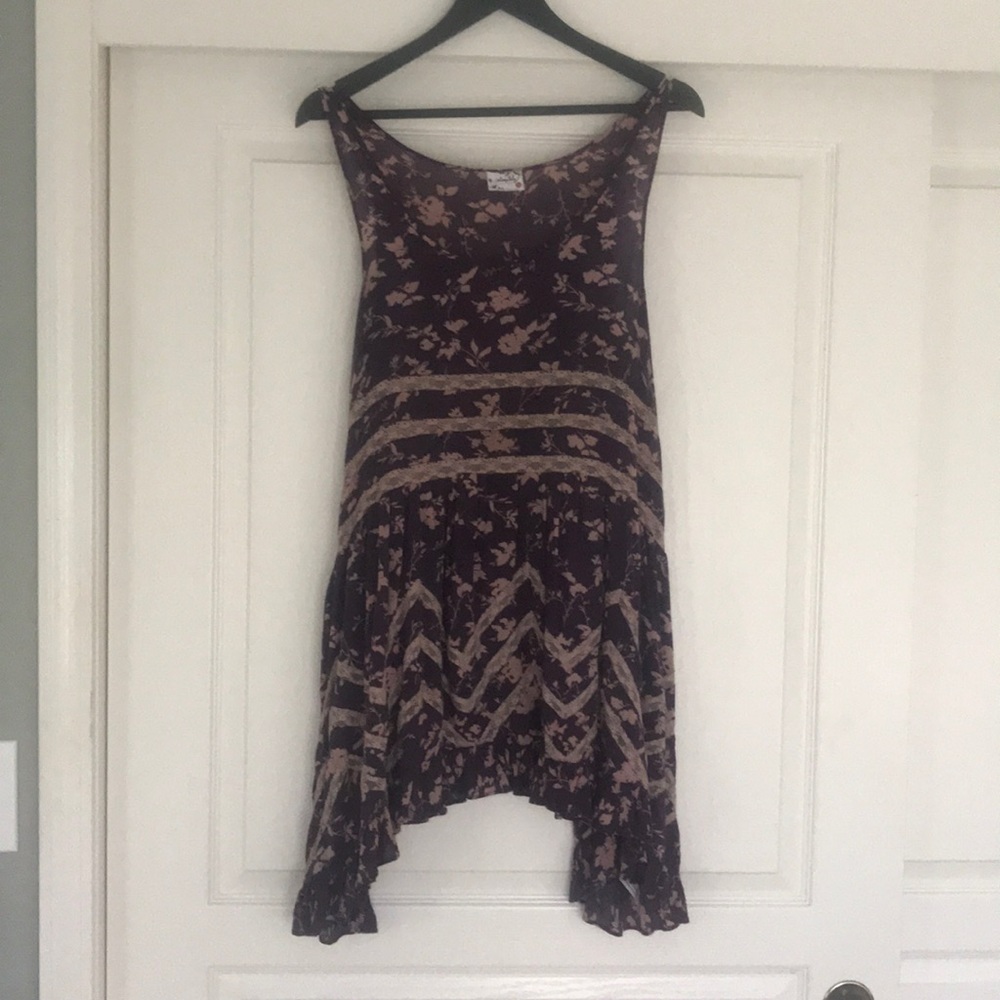 Free people slip dress and or shirt